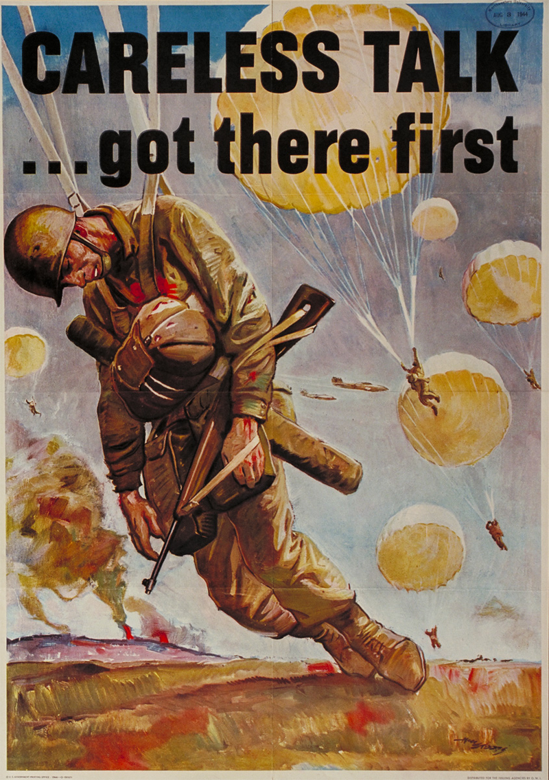 Illustration for article titled The Best Operations Security Propaganda Posters From World War II